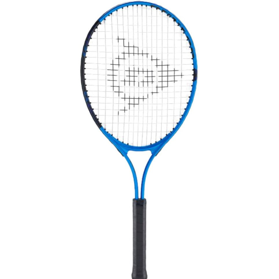 Black) 225g Tennis Racquet - Strung & Free Grip - Gem Sports