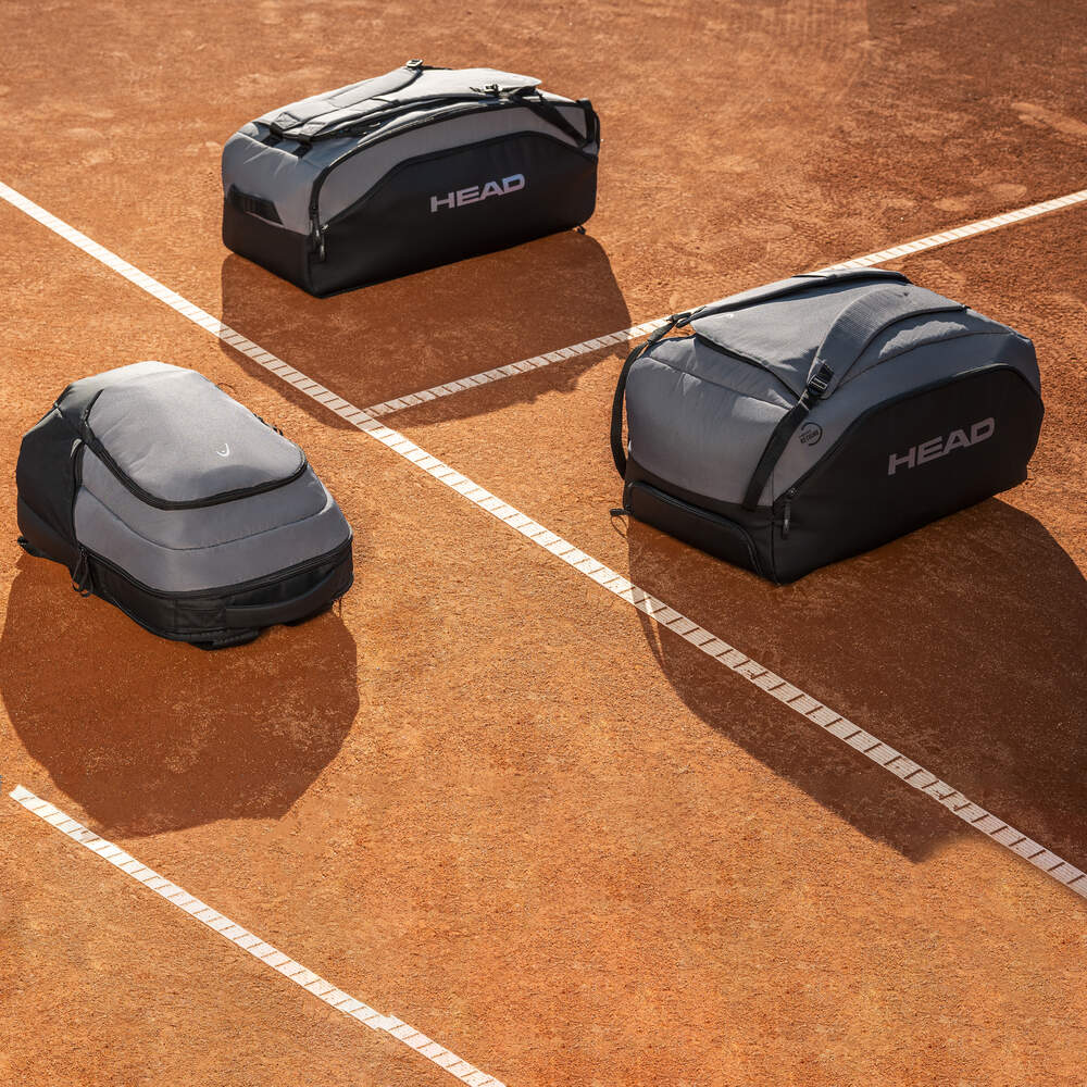 HEAD Pro X Duffle Sport Bag – Black/Dark Grey - Gem Sports