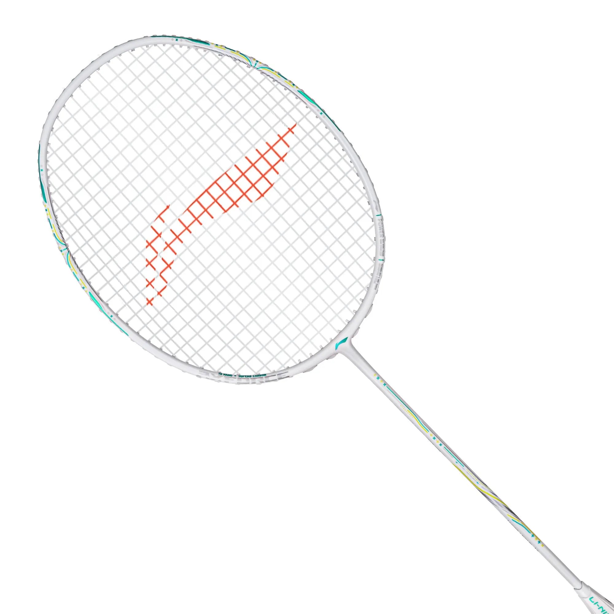 LI - NING AXFORCE 60 White Badminton Racquet - Gem Sports