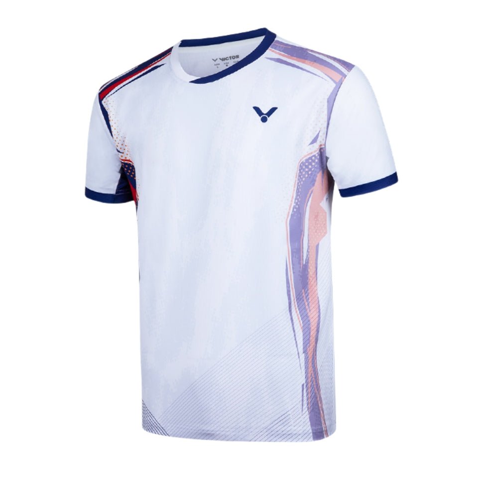 VICTOR 2025 GAME Series Men's T-Shirt T - 50023 A (White) - Gem Sports