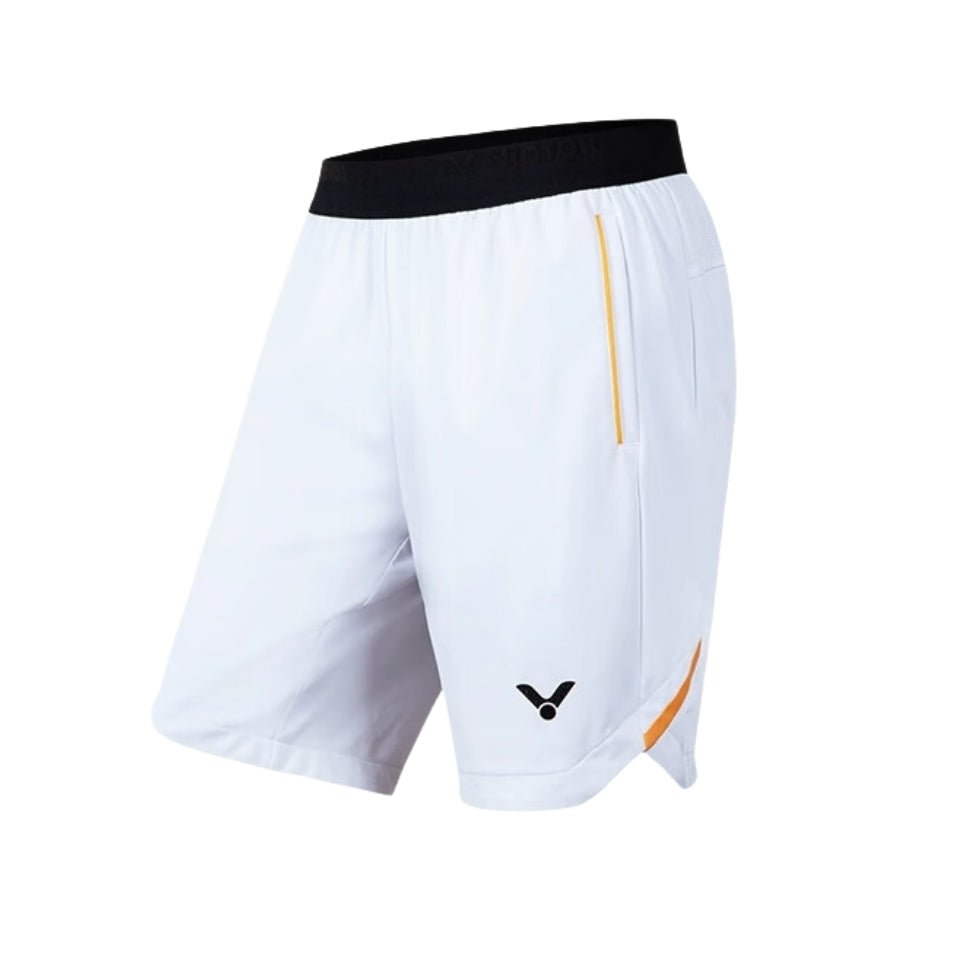 VICTOR 2025 TOURNAMENT Series Men's Shorts R - 50200 A (White) - Gem Sports