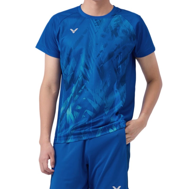 VICTOR Tournament Series Unisex Knitted T-Shirt T - 55000TD B – Navy (Fan Edition) - Gem Sports