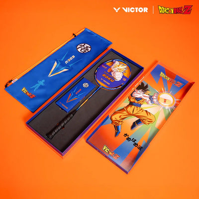 VICTOR x Dragon Ball Z Badminton Racquet Gift Box (TK - GOKU - GB) 4U/G6 – Unstrung & Free Grip - Gem Sports