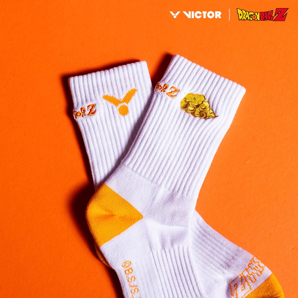 VICTOR x Dragon Ball Z Sports Socks UNISEX - SK508DBZ - A White - Gem Sports