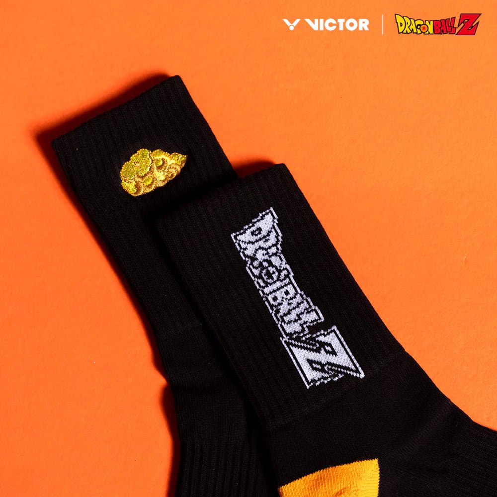 VICTOR x Dragon Ball Z Sports Socks UNISEX - SK509DBZ - C Black - Gem Sports