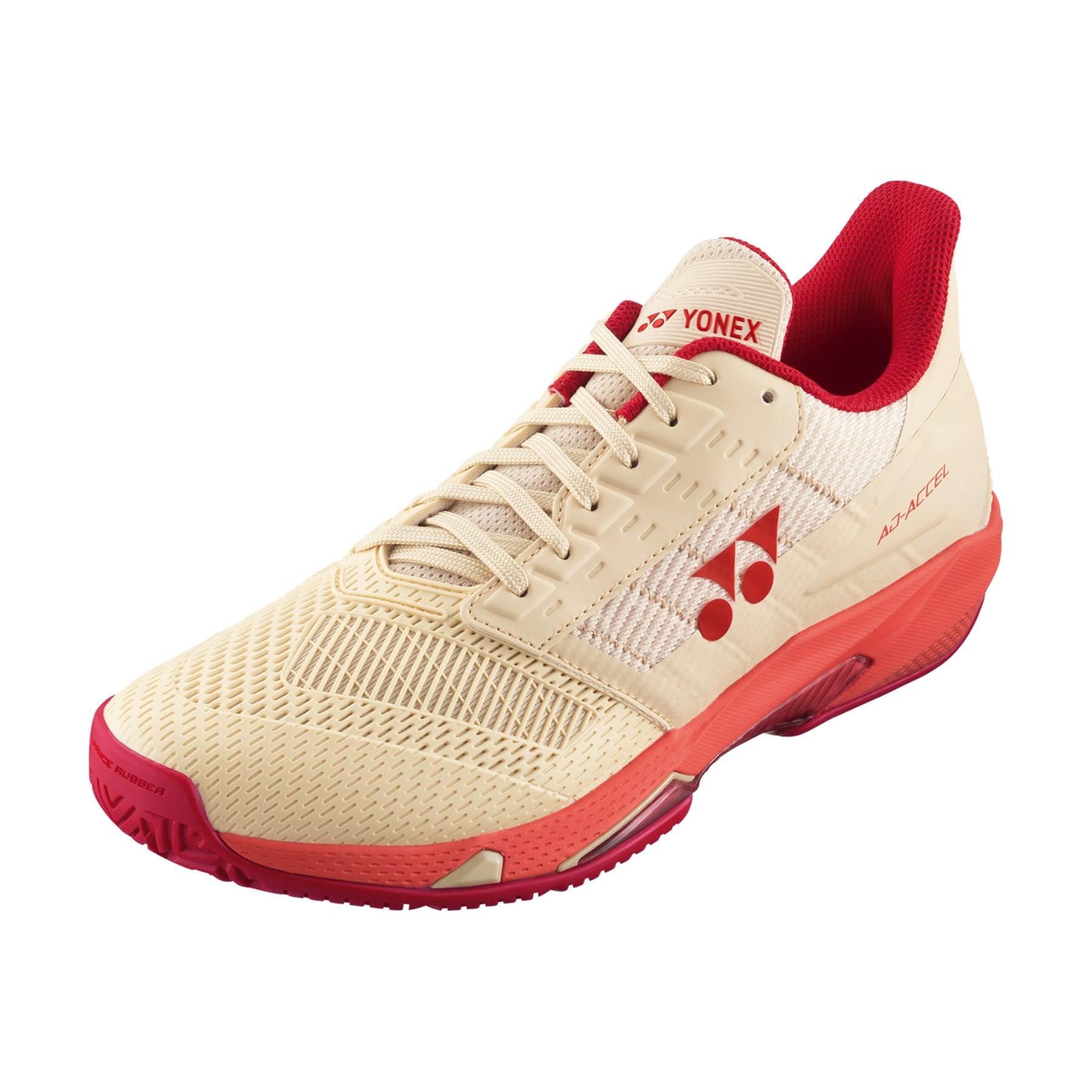 YONEX 2025 Power Cushion AD - ACCEL WOMEN'S Tennis Shoes (All Court) - Beige Pink - Gem Sports