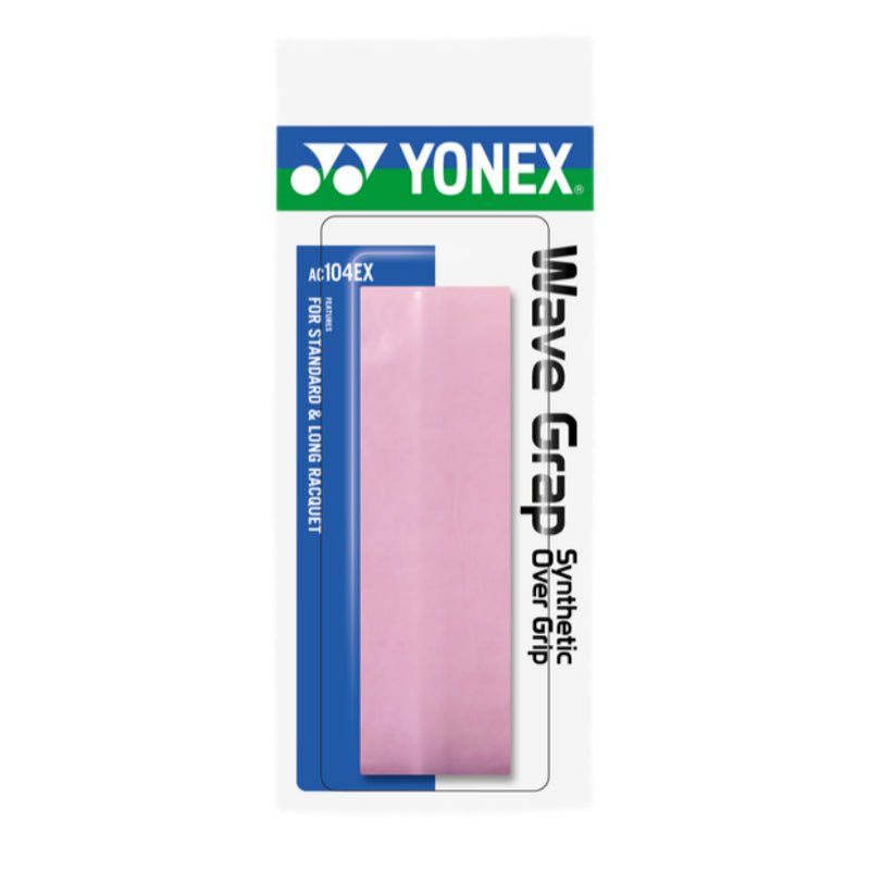 YONEX AC104EX Wave Grip (1 Wrap) - Pink - Gem Sports