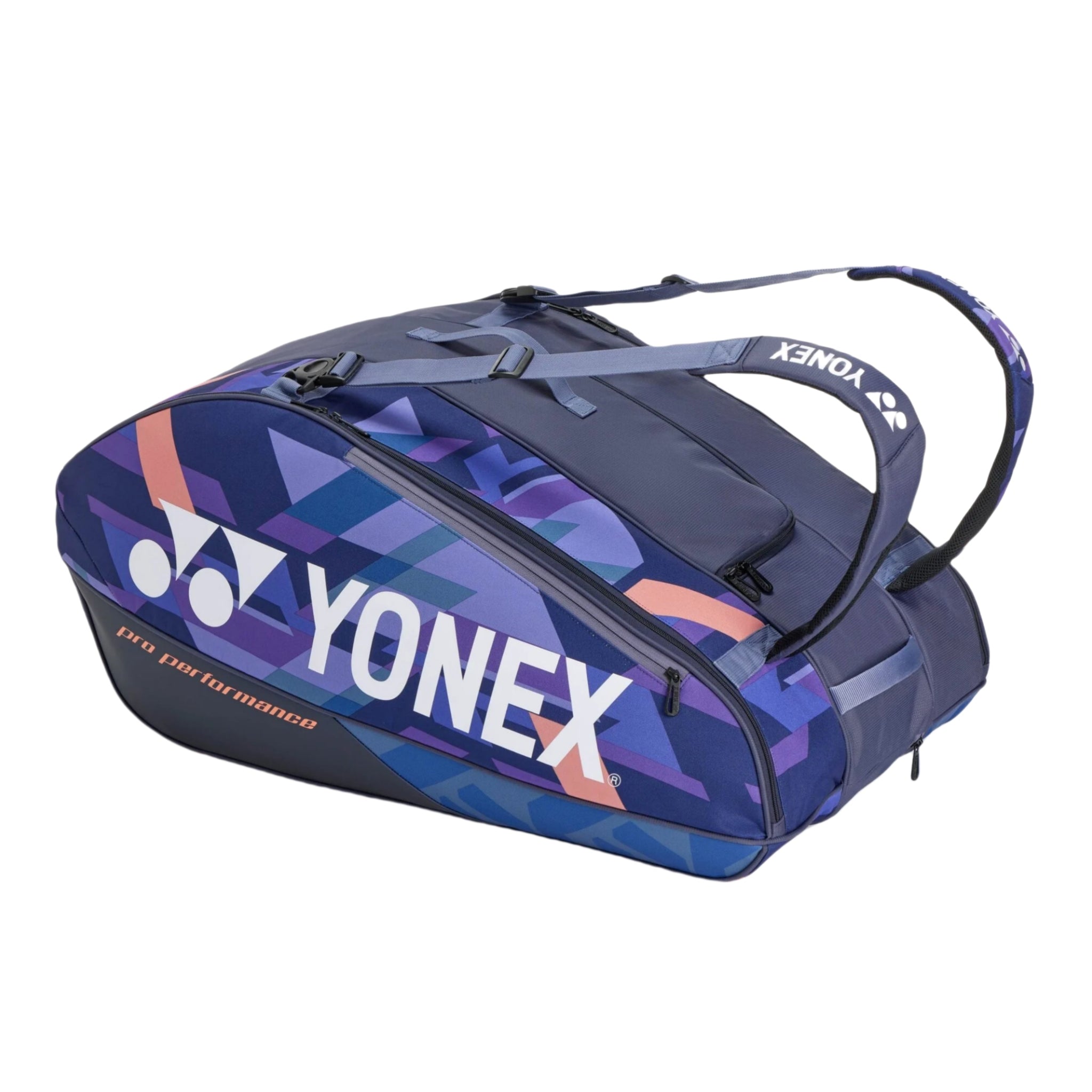 YONEX Pro Racquet Bag (12 pcs) [WIDE] for Badminton & Tennis – BA924212 Midnight Navy - Gem Sports