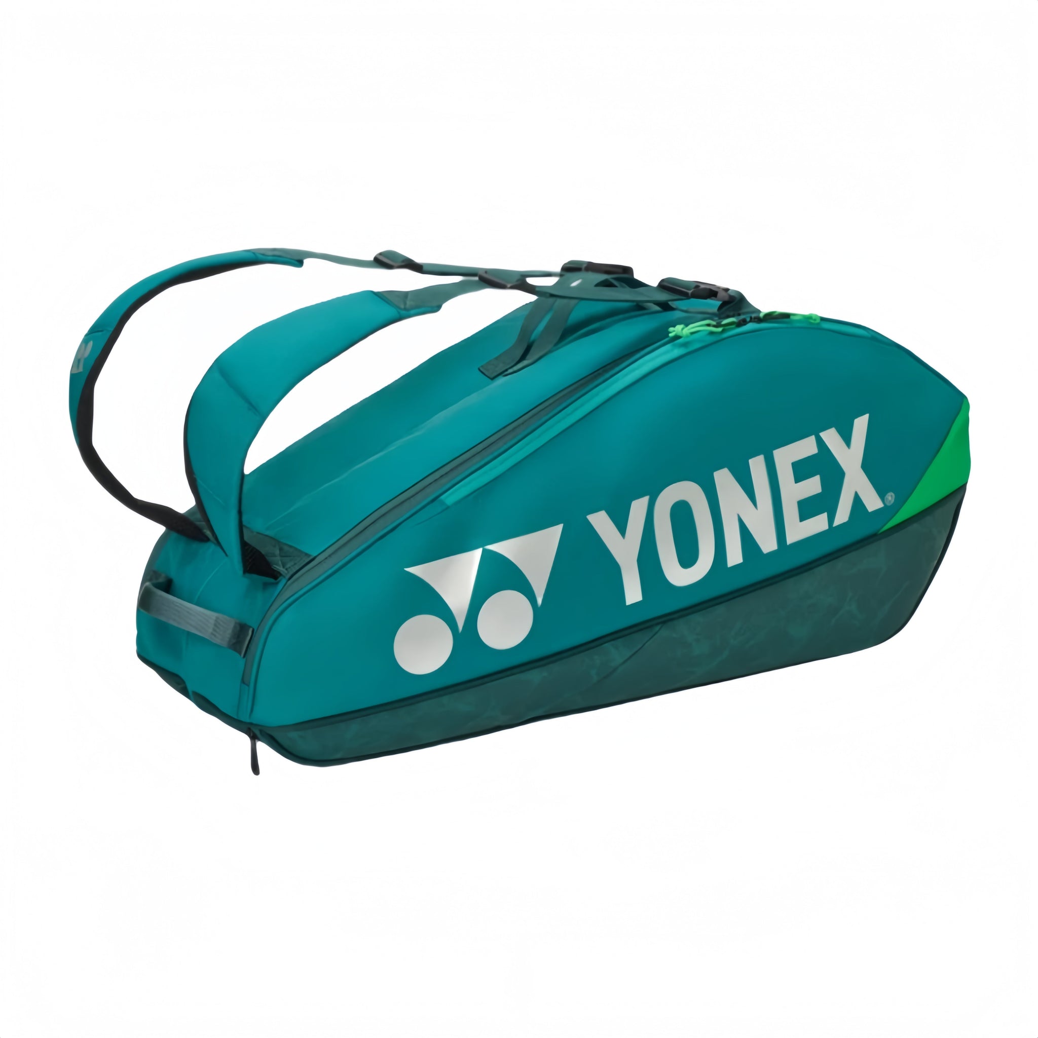 YONEX Pro Racquet Bag (6pcs) for Badminton & Tennis - BA92426 Deep Green - Gem Sports