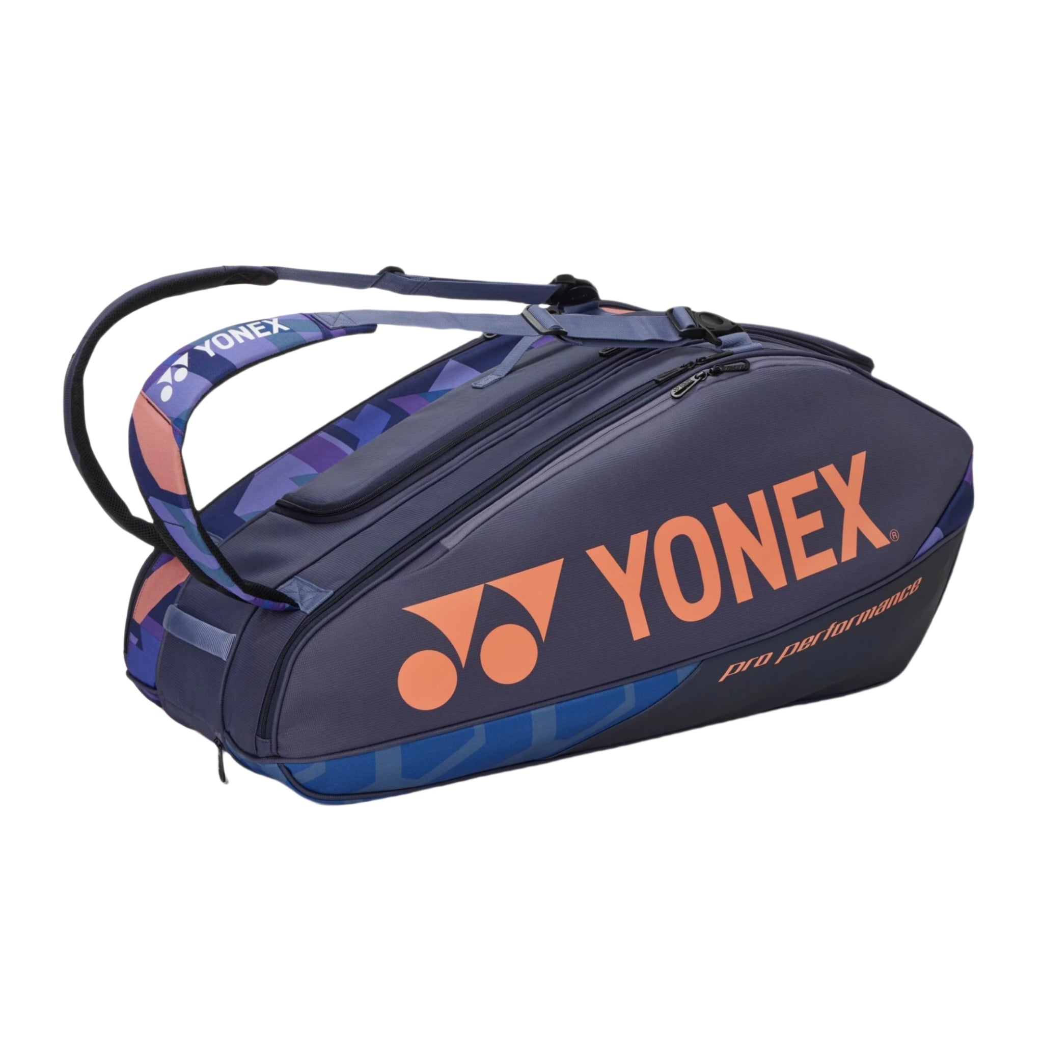 YONEX Pro Racquet Bag (9 pcs) for Badminton & Tennis – BA92429 Midnight Purple - Gem Sports