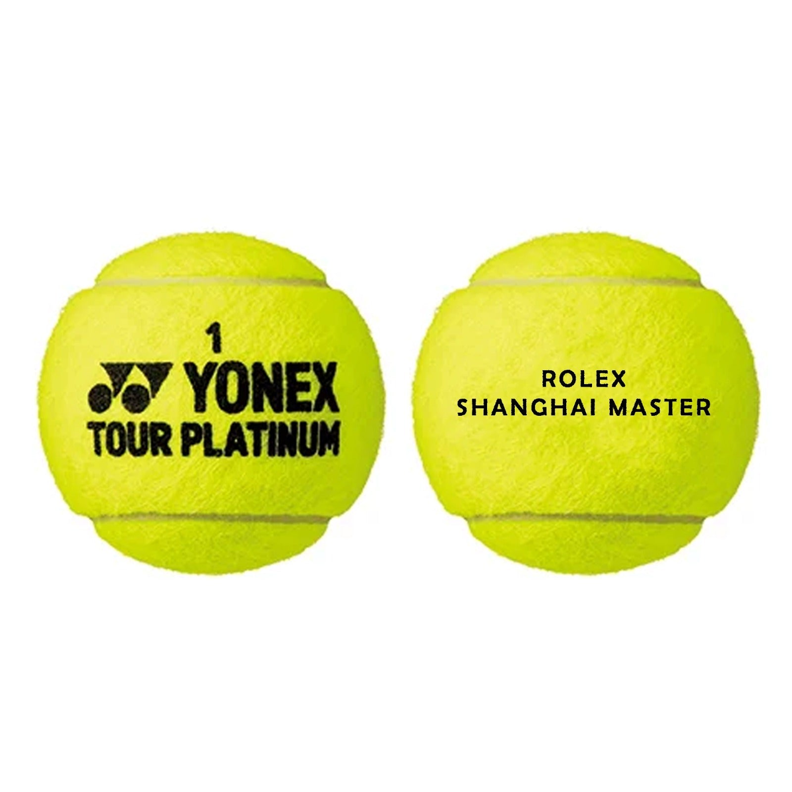 YONEX Tour Platinum Tennis Ball ROLEX SHANGHAI MASTERS (4 In 1 Tube) – ITF Approved (TB - TP4) - Gem Sports