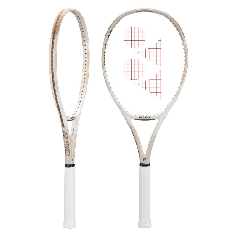 YONEX VCORE 98 (Sand Beige) 305g Tennis Racquet - Unstrung & Free Grip - Gem Sports